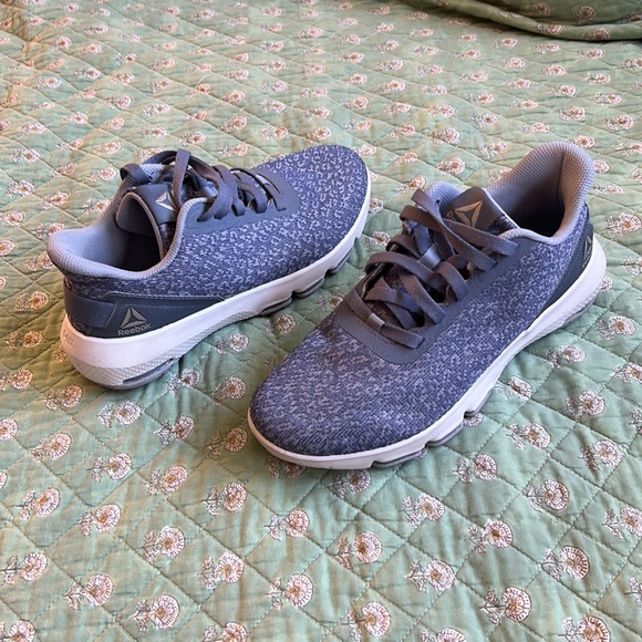 REEBOK CLOUDRIDE DMX 4 Indigo Denim Cheetah Print Walking Shoes Women’s 7.5 - Picture 6 of 14